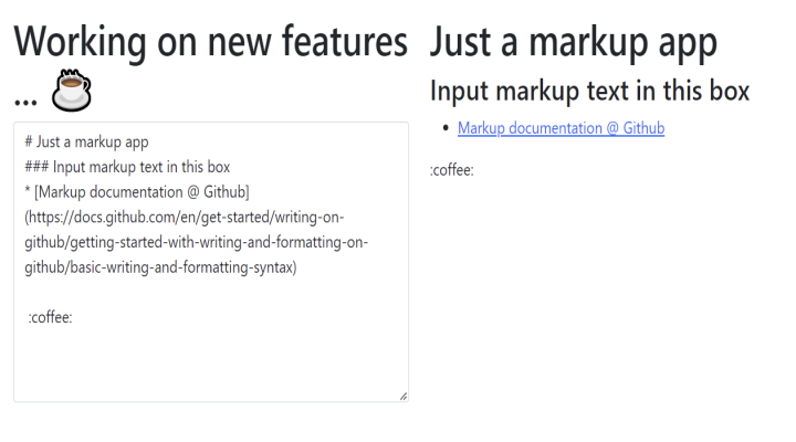 Markdown app